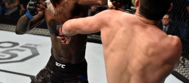 "Style Bender" obtuvo una contundente victoria en TKO en la segunda ronda en su debut promocional en el UFC 221 contra Rob Wilkinson "Style Bender" obtuvo una contundente victoria en TKO en la segunda ronda en su debut promocional en el UFC 221 contra Rob Wilkinson