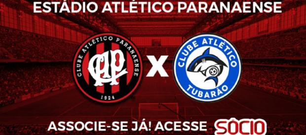 Atlético-PR x Tubarão ao vivo nesta quarta. (Foto Reprodução). Atlético-PR x Tubarão ao vivo nesta quarta. (Foto Reprodução).
