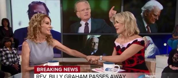 Kathie Lee Gifford shares beloved personal stories of Billy Graham, including burgers, with Megyn Kelly. Image cap TODAY/YouTube Kathie Lee Gifford shares beloved personal stories of Billy Graham, including burgers, with Megyn Kelly. Image cap TODAY/YouTube