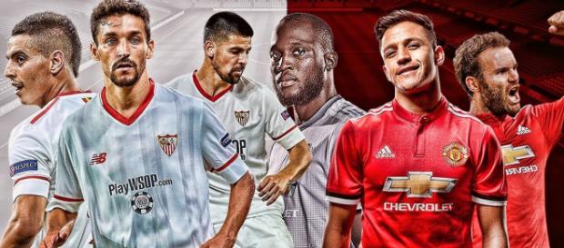 Manchester United se enfrenta al Sevilla Manchester United se enfrenta al Sevilla