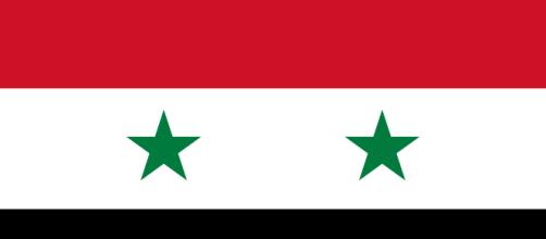 Flag of Syria, courtesy of wikimedia
