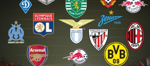 Les 16 équipes qualifiées pour les 8èmes de finale de la Ligue Europa.