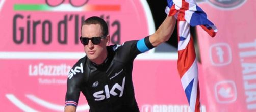 Bradley Wiggins con la maglia del Team Sky