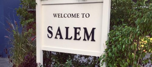 'Days of our Lives' Salem welcome sign. - [Image via NBC/Instagram]