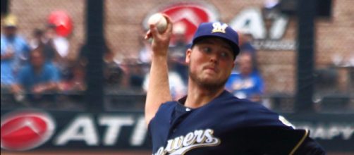 Jimmy Nelson is out until at least June. Which Brewers' pitcher can fill the void until then? - Steve Paluch/Wikimedia Commons