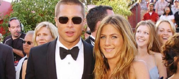 Brad Pitt e Jennifer juntos, em 2004 Brad Pitt e Jennifer juntos, em 2004