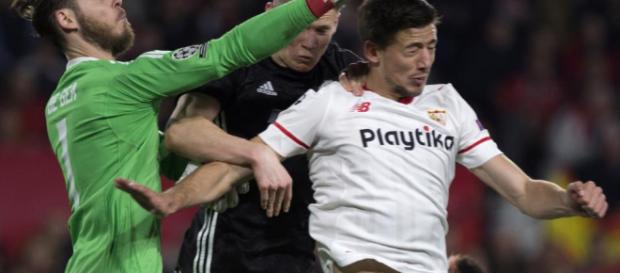 De Gea salvo al Manchester de perder ante el Sevilla De Gea salvo al Manchester de perder ante el Sevilla
