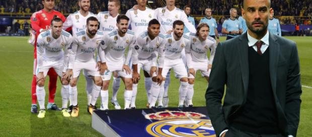 Once inicial del Real Madrid. Dos de ellos los quiere Guardiola. Once inicial del Real Madrid. Dos de ellos los quiere Guardiola.
