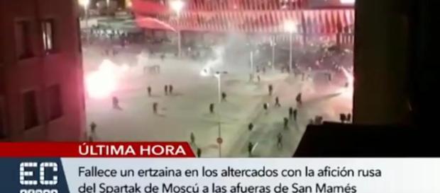 Un muerto entre los enfrentamientos entre aficiones Un muerto entre los enfrentamientos entre aficiones