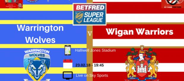 Warrington Wolves v Wigan Warriors Warrington Wolves v Wigan Warriors