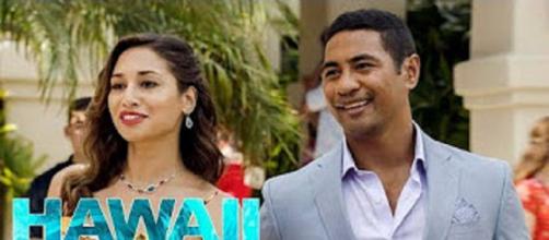 Meaghan Rath and Beulah Koale go undercover as adoptive parents on the March 2 return of 'Hawaii Five-O' -- image cap Promotional Photos/YouTube