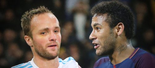 Valère Germain tacle Neymar Jr