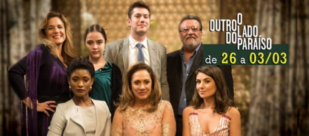 Aproximando-se da fase final, ''O Outro Lado do Paraíso'' tem uma semana recheada de emoções! (Reprodução/Internet Montagem/Telma Myrbach) Aproximando-se da fase final, ''O Outro Lado do Paraíso'' tem uma semana recheada de emoções! (Reprodução/Internet Montagem/Telma Myrbach)