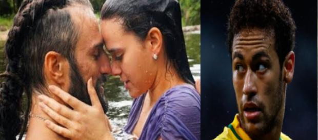 Neymar tem ataque de ciúmes com beijo de Bruna Marquezine Neymar tem ataque de ciúmes com beijo de Bruna Marquezine