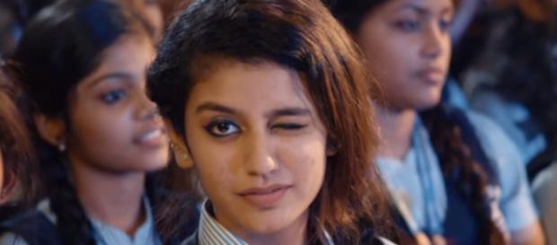Priya Prakash Varrier: (Image via Musiz247/YouTube screencap) Priya Prakash Varrier: (Image via Musiz247/YouTube screencap)