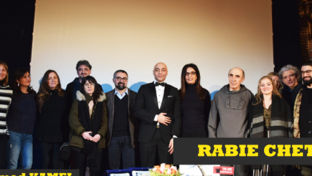 Premiazione di Mohamed KAMEL all'accademia d'Egitto a Roma