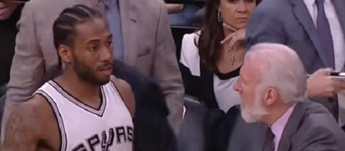 Will Gregg Popovich and Kawhi Leonard part ways in the offseason? (Image Credit: Overlooking the Obvious/YouTube)