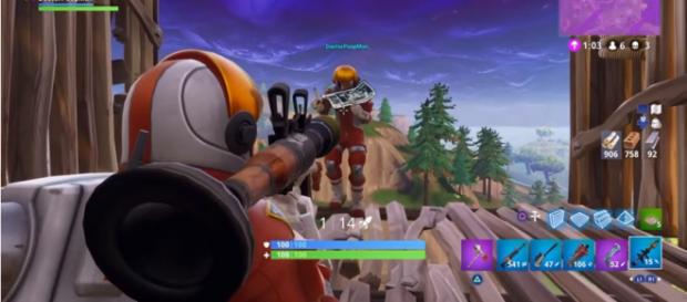 A screenshot from 'Fortnite' - YouTube/Evhan -_- A screenshot from 'Fortnite' - YouTube/Evhan -_-