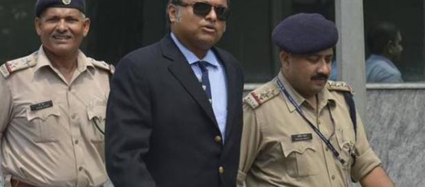 Karti Chidambaram is arrested. (image credit Republic world -Youtube) Karti Chidambaram is arrested. (image credit Republic world -Youtube)