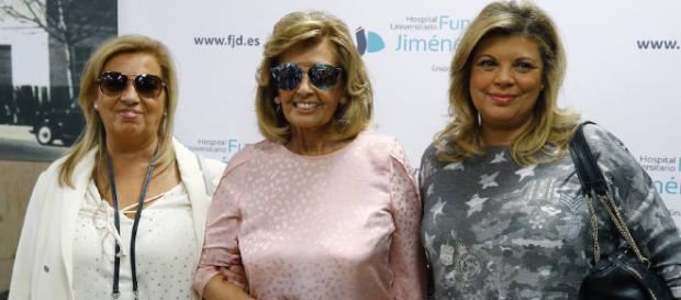 Primeras palabras de María Teresa Campos tras abandonar el hospital Primeras palabras de María Teresa Campos tras abandonar el hospital