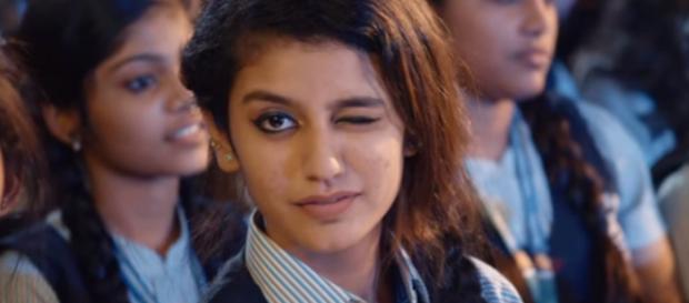 Priya Prakash Varrier: (Image via Musiz247/YouTube screencap) Priya Prakash Varrier: (Image via Musiz247/YouTube screencap)
