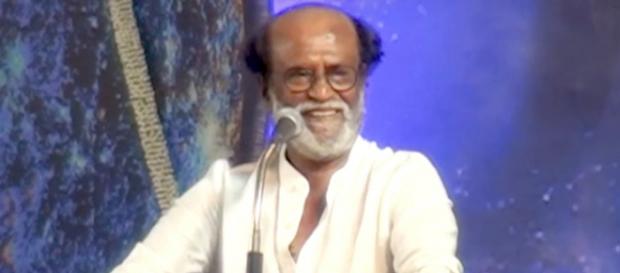 Rajinikanth: Image via Behindwoods/YouTube screencap Rajinikanth: Image via Behindwoods/YouTube screencap