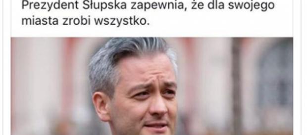Robert Biedroń zapewnia, że dla swojego miasta zrobi wszystko. Robert Biedroń zapewnia, że dla swojego miasta zrobi wszystko.