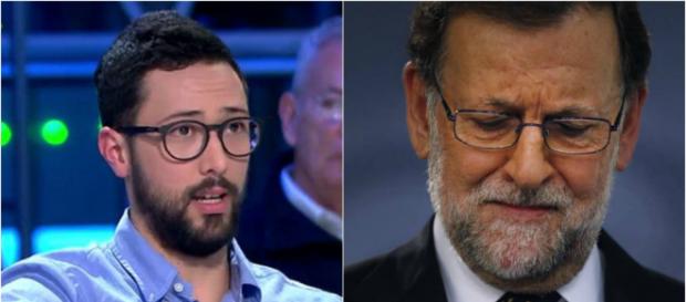 Valtonyc u Mariano Rajoy en inagen Valtonyc u Mariano Rajoy en inagen