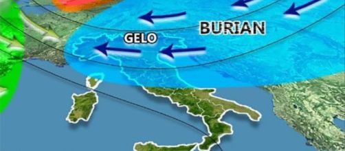 Il Burian porterà gelo e neve in Italia