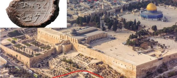 img-src-times of Israel.com-Isiah seal discovered near Temple Mount img-src-times of Israel.com-Isiah seal discovered near Temple Mount