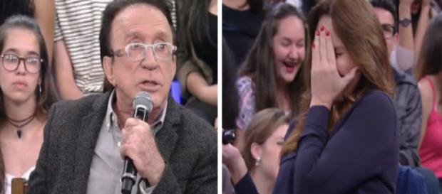 Moacyr Franco faz pergunta sobre seu 'Pimpolho' e sexóloga fica chocada. (foto reprodução). Moacyr Franco faz pergunta sobre seu 'Pimpolho' e sexóloga fica chocada. (foto reprodução).