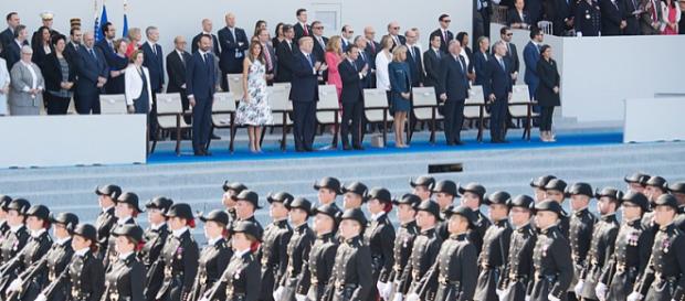President Trump watches French National Day Parade (Image credit - Andrea Hanks, Wikimedia Commons) President Trump watches French National Day Parade (Image credit - Andrea Hanks, Wikimedia Commons)