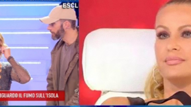 Barbara D'Urso ascolta una prova choc sul Canna gate.