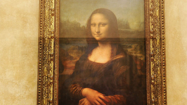 La Gioconda esposta al Louvre di Parigi