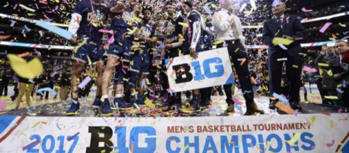 Can the Wolverines repeat as Big 10 tournament champions? [Image via Big Ten Network/YouTube]