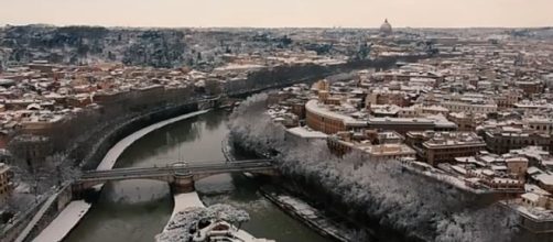 Roma: l'ondata di gelo ha portato la neve sulla capitale.