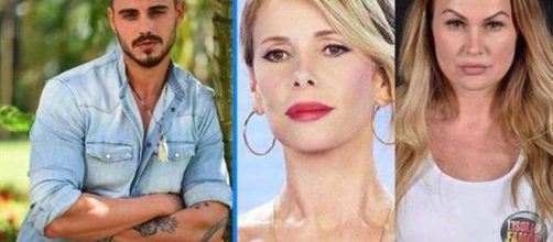 Francesco Monte, Alessia Marcuzzi ed Eva Henger