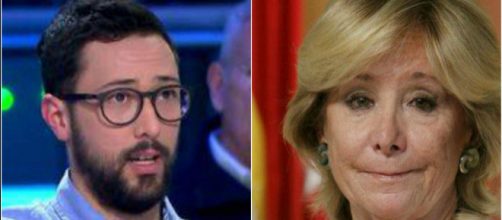 Valtonyc y Esperanza Aguirre en imagen