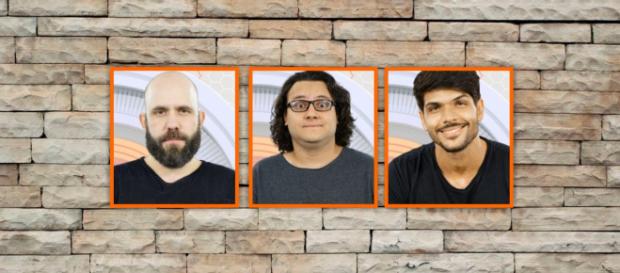 Caruso, Diego e Lucas estão no paredão do BBB18 Caruso, Diego e Lucas estão no paredão do BBB18