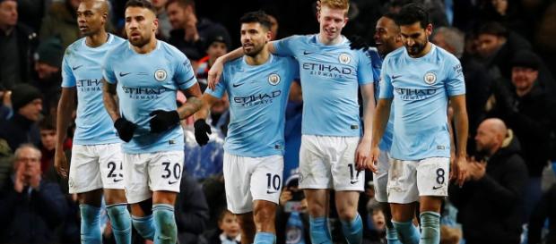 Manchester City 5-1 Leicester: Sergio Aguero crashes in four as ... - mirror.co.uk Manchester City 5-1 Leicester: Sergio Aguero crashes in four as ... - mirror.co.uk