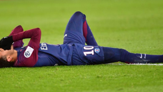 Neymar, blessé lors du Clasico