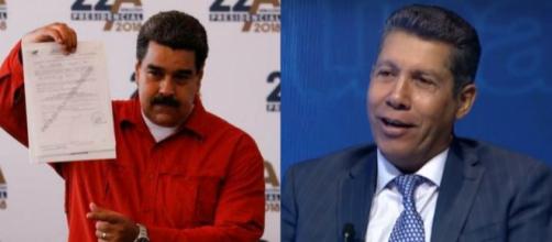 Nicolás Maduro y Henri Falcón formalizan ante (CNE) su candidatura a la elección para los comicios del 22 de abril