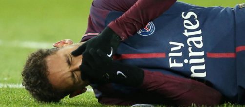 Neymar, blessé face à l'OM dans le Clasico