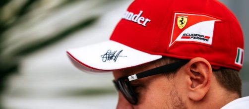 Vettel, pilota della monoposto Ferrari