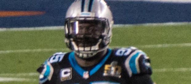 Charles Johnson was released after 11 seasons with the Panthers. Image Source: Flickr | Arnie Papp Charles Johnson was released after 11 seasons with the Panthers. Image Source: Flickr | Arnie Papp