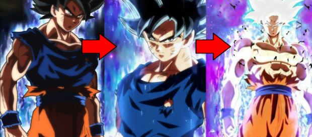 Evolución del Migatte no Gokui (Ultra Instinto). Evolución del Migatte no Gokui (Ultra Instinto).