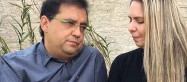 Geraldo agradece viúva de Marcelo Rezende Geraldo agradece viúva de Marcelo Rezende