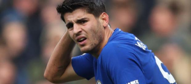 "Morata inquieto y preocupado" "Morata inquieto y preocupado"