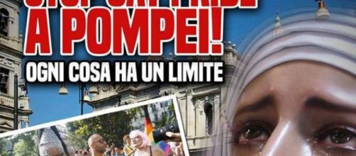 Forza Nuova contro il Gay Pride a Pompei, dalla pagina Facebook del partito - Globalist