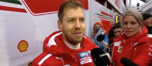 Sebastian Vettel, pilota della Ferrari